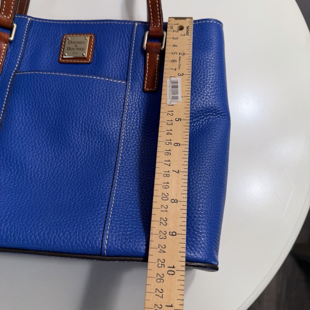 Dooney & Bourke Pebble Grain Leather Small Lexington tote Blue - Picture 12 of 14